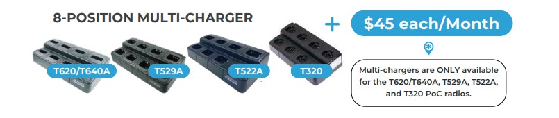 Two-Way Radio Multi-Charger Rentals